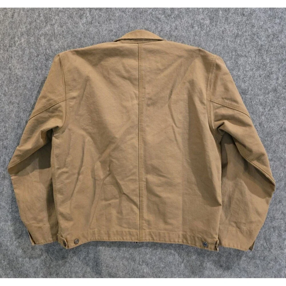 The North Face Cedar Canvas A8B72 Camel Zip Chore Field Work  Barn Jacket Sz M